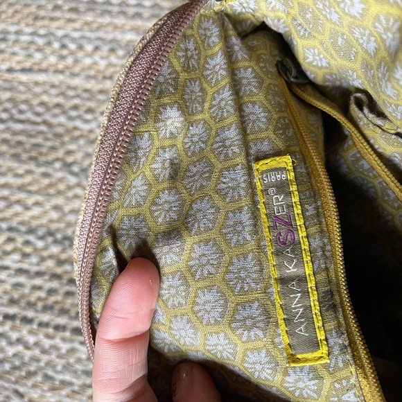 Vintage anna kaszer purse bag evening clutch with chain 10” - Picture 5 of 9